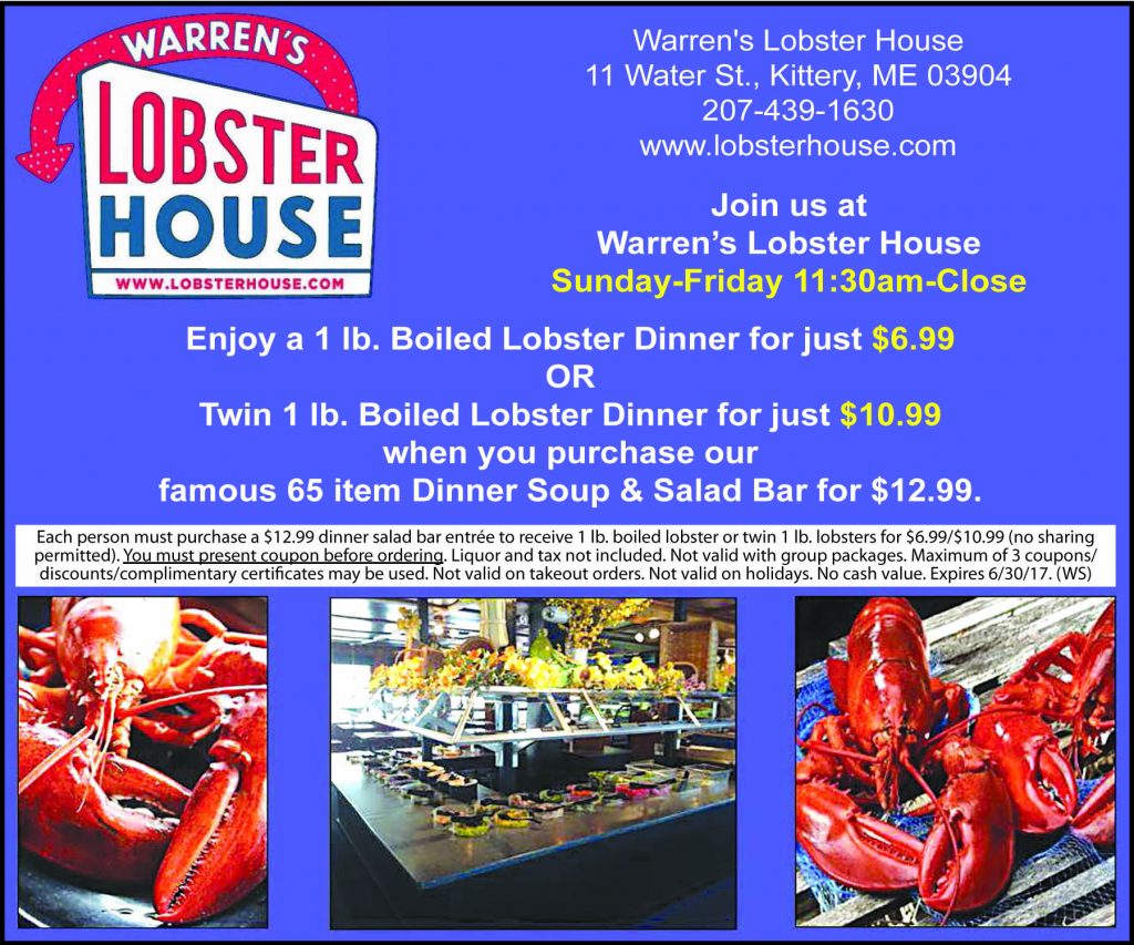 Warren's Lobster House Seafood Restaurants in Kittery Maine