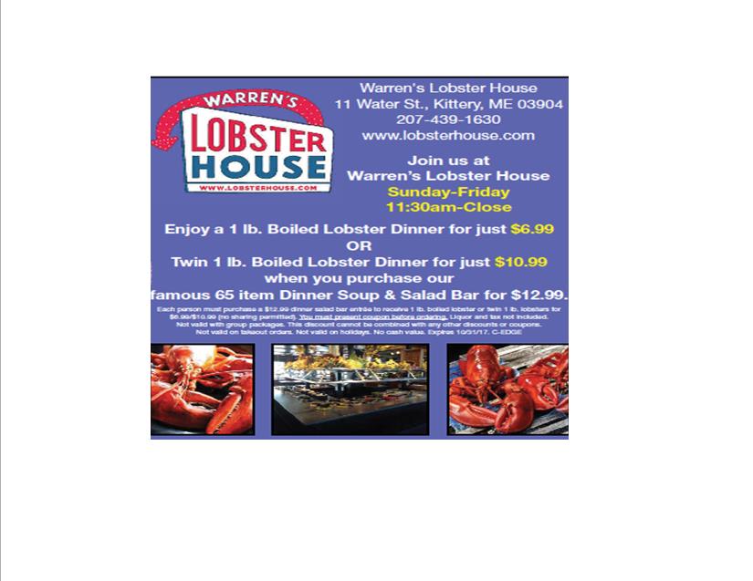 Coupons maine restaurants